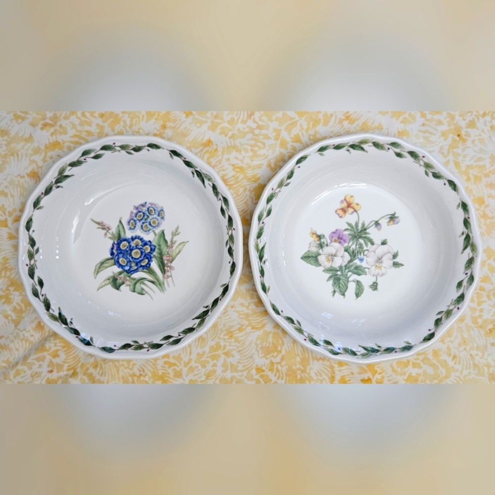 Set Of 2 Noritake Soup Cereal Bowls  Gourmet Garden